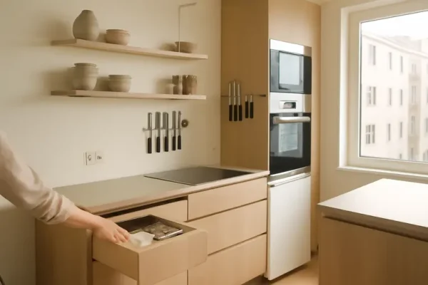 เทคนิคออกแบบครัวขนาดเล็ก ให้ใช้งานเต็มประสิทธิภาพ